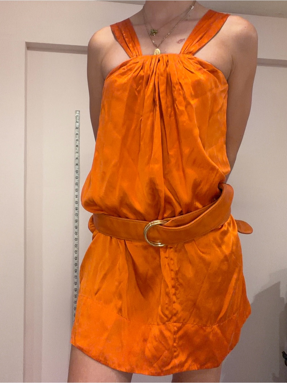 Early 2000s Satin Bubble tank top blouse